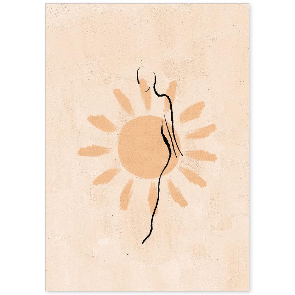 nacnic Lámina de Ilustración 'Mujeres 5'