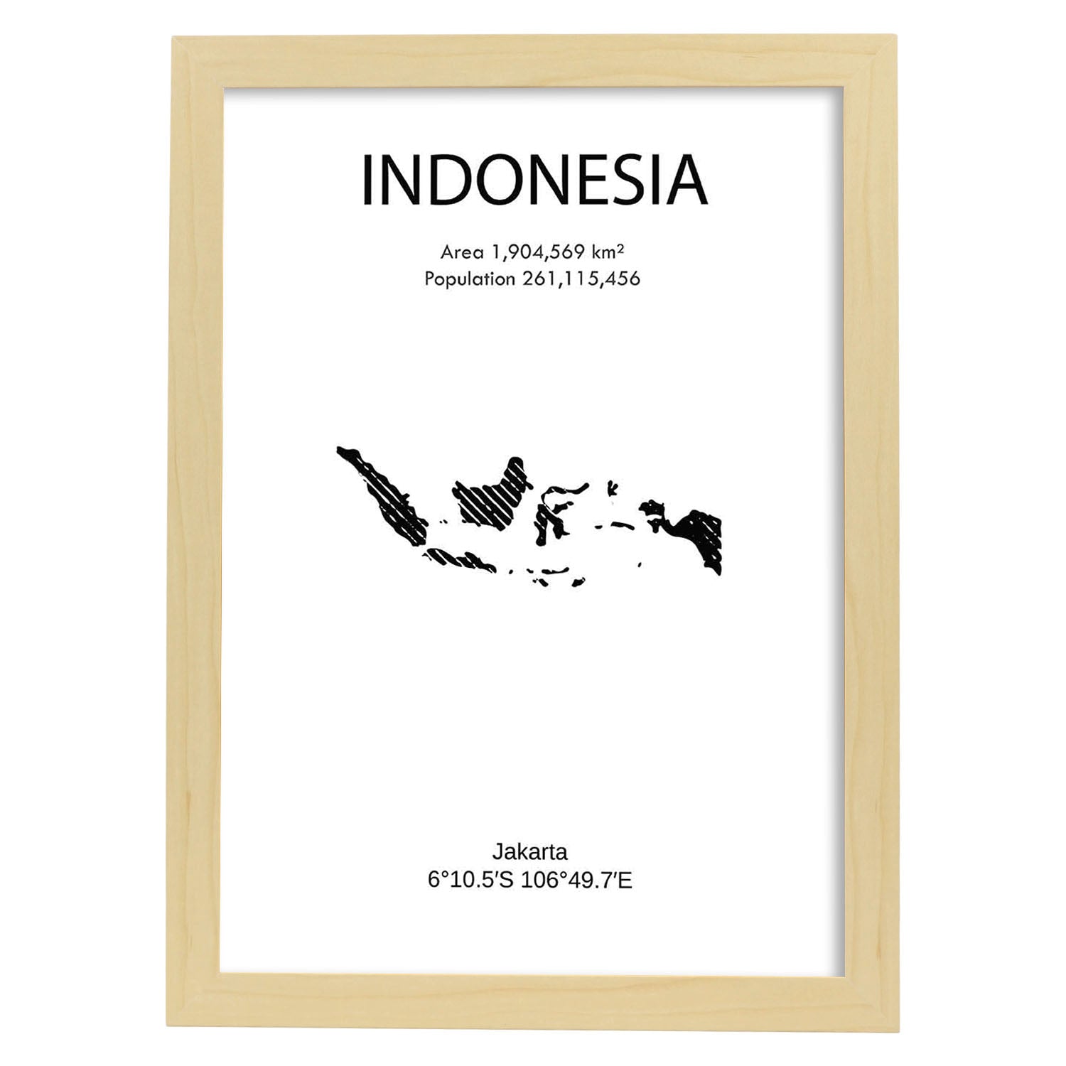 Nacnic Lámina De Indonesia