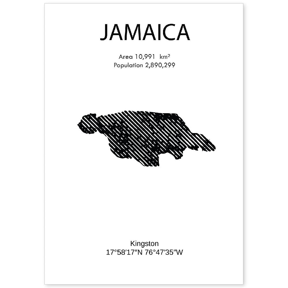 nacnic Lámina de Jamaica Mundo