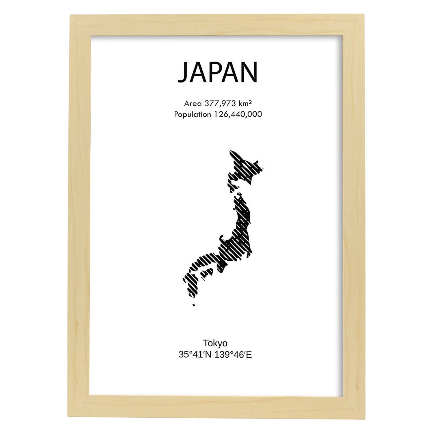 Nacnic Lámina De Japón Mundo