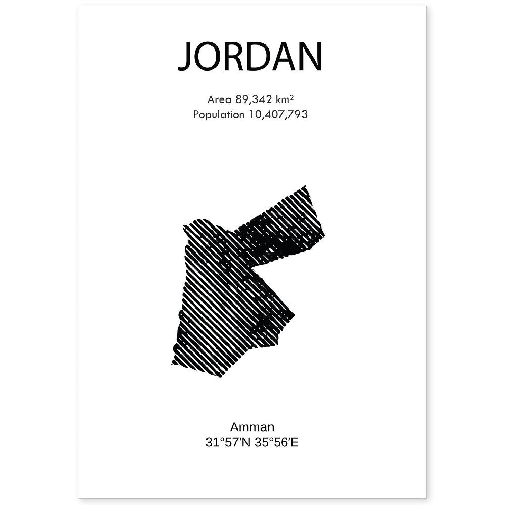 nacnic Lámina de Jordania
