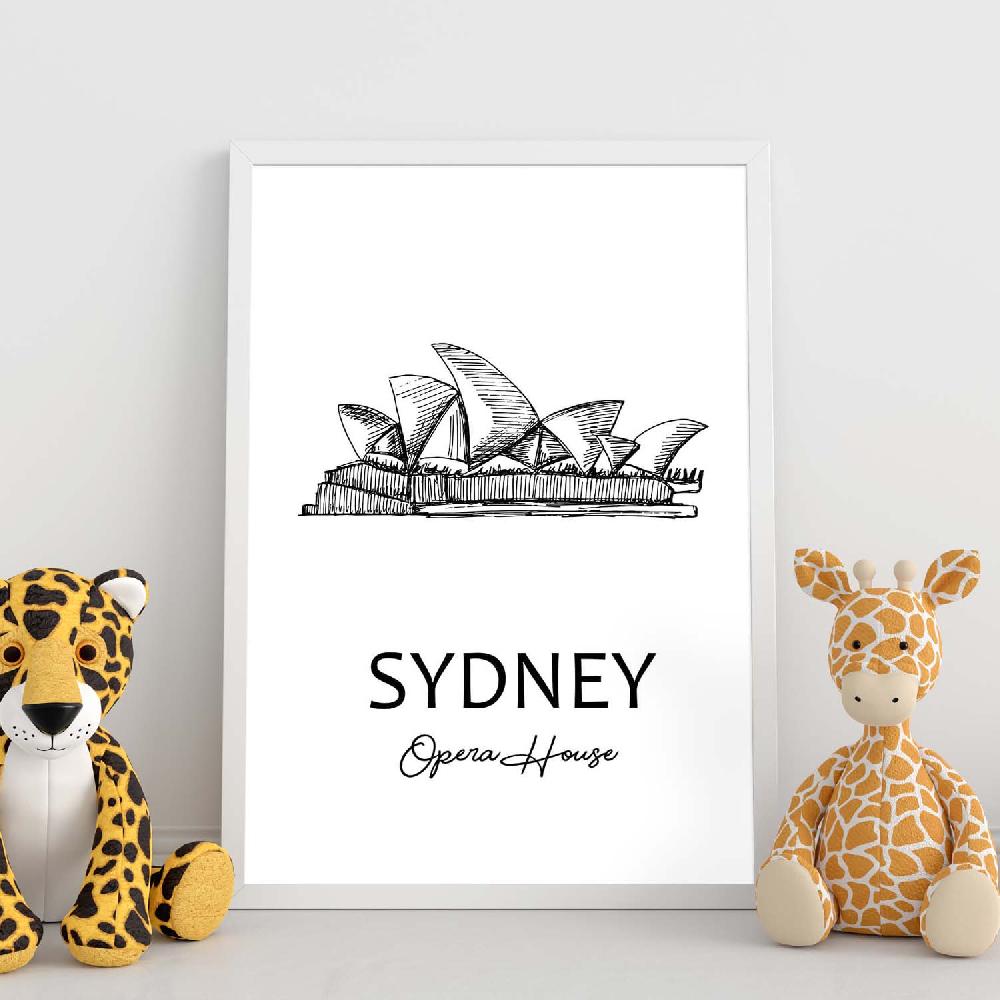 Nacnic Lámina De La Casa De La Ópera De Sydney