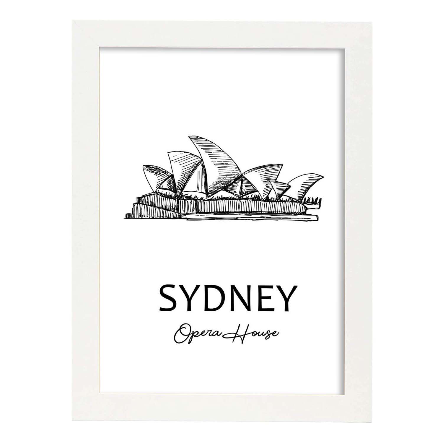 Nacnic Lámina De La Casa De La Ópera De Sydney