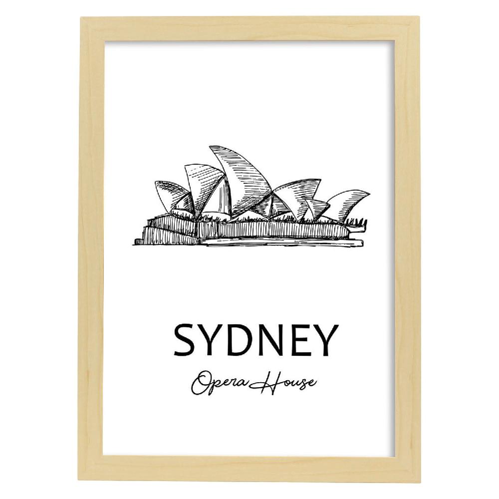 Nacnic Lámina De La Casa De La Ópera De Sydney