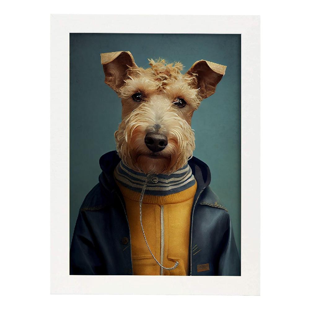 Nacnic Nacnic Lámina De Lakeland Terrier Disfrazado