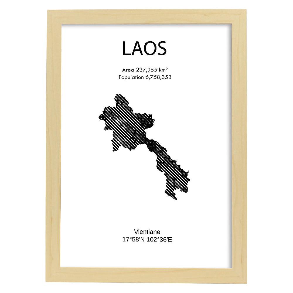 Nacnic Lámina De Laos Mundo