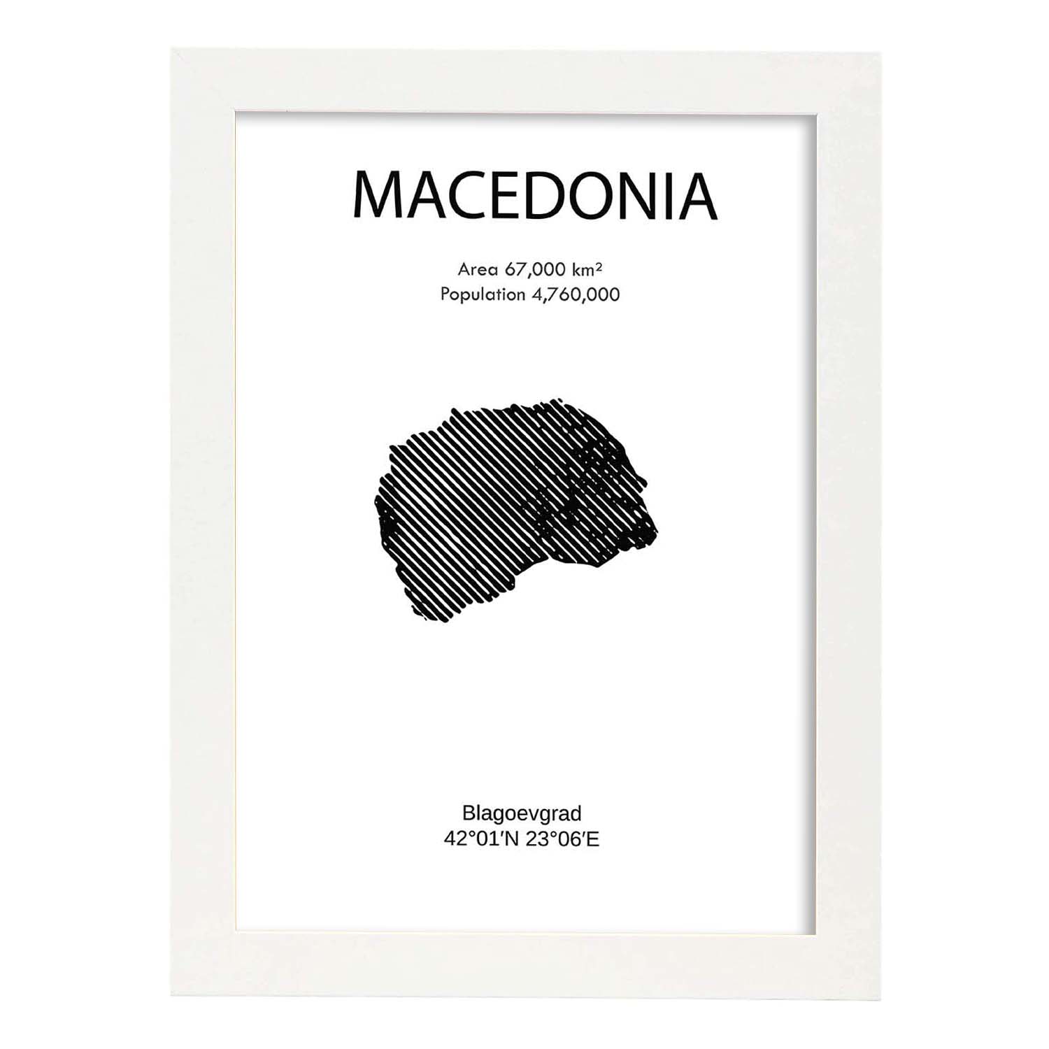 Nacnic Lámina De Macedonia Del Mundo