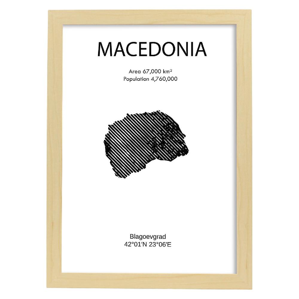 Nacnic Lámina De Macedonia Del Mundo