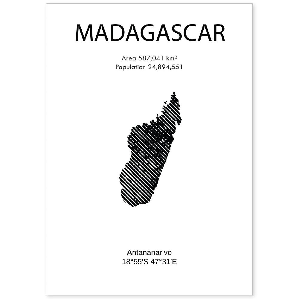 nacnic Lámina de Madagascar