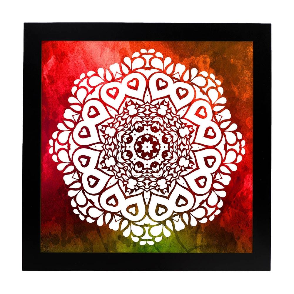 Nacnic Lámina De Mandala De La Fuerza Colorida