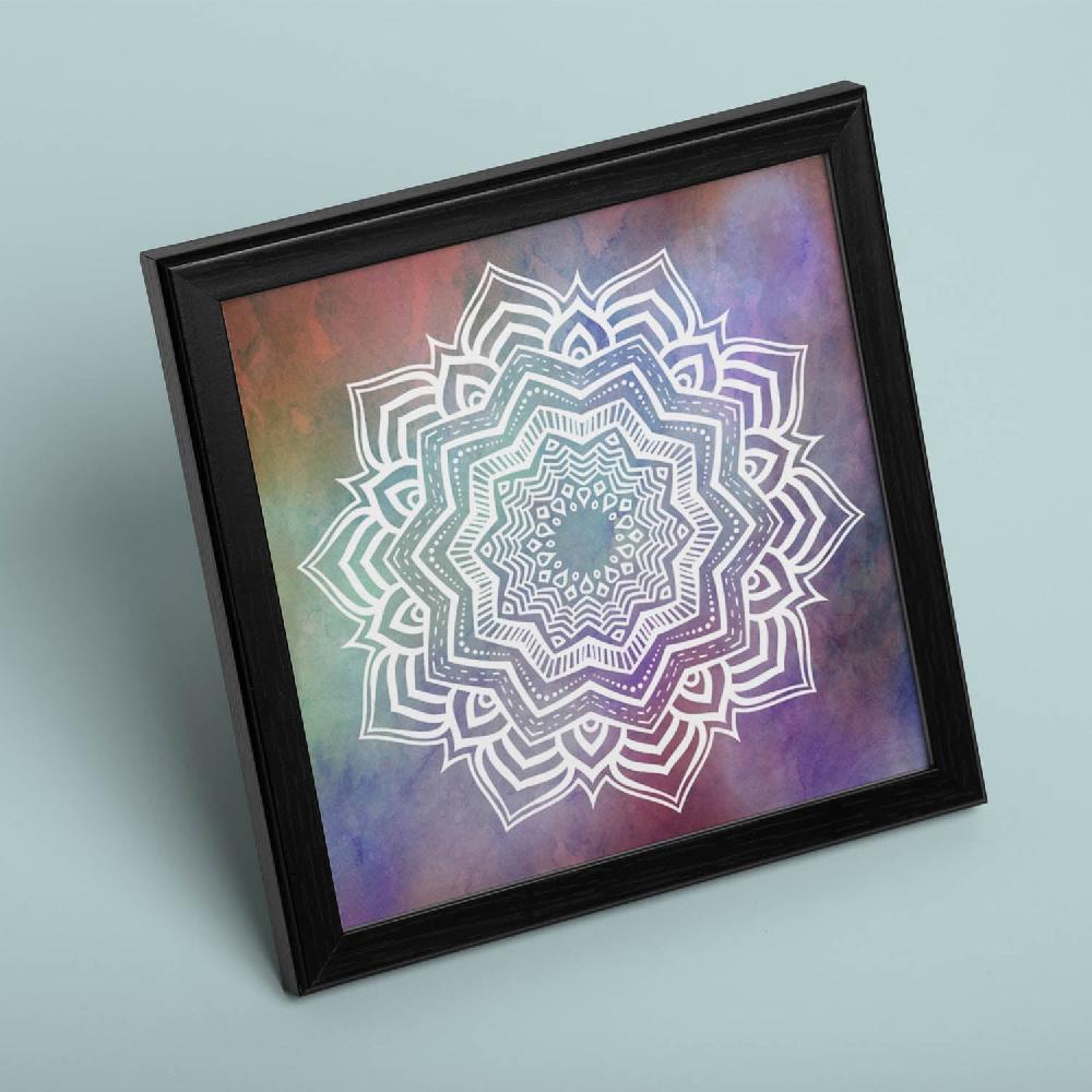 nacnic Lámina de Mandala de Tenacidad Colorida