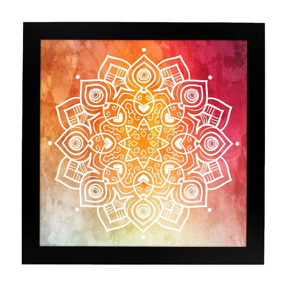 Nacnic Lámina De Mandala Del Deseo Colorida