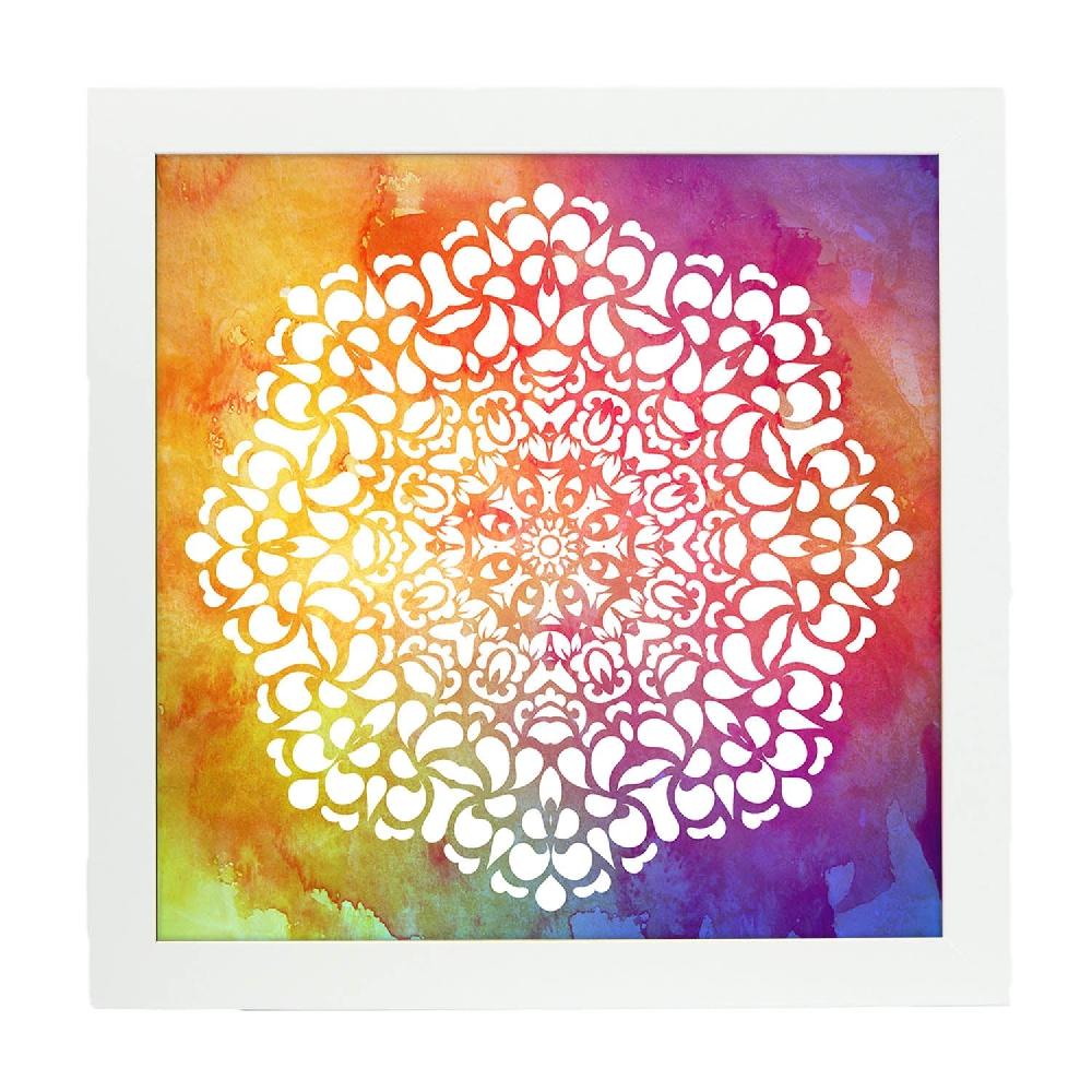 Nacnic Lámina De Mandala Místico Colorido