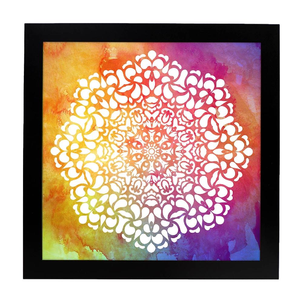 Nacnic Lámina De Mandala Místico Colorido