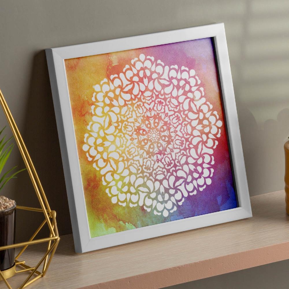 nacnic Lámina de Mandala Místico Colorido
