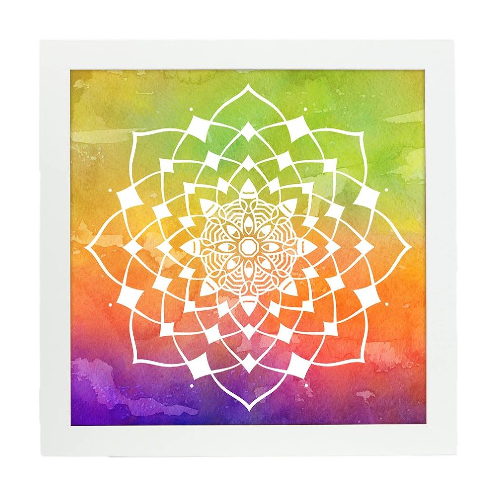 Nacnic Lámina De Mandalas Coloridos Juveniles