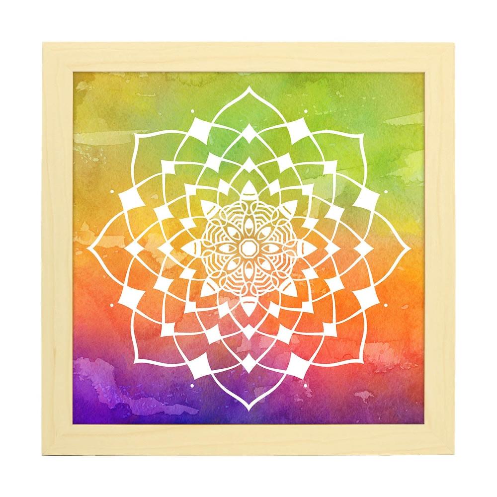 Nacnic Lámina De Mandalas Coloridos Juveniles