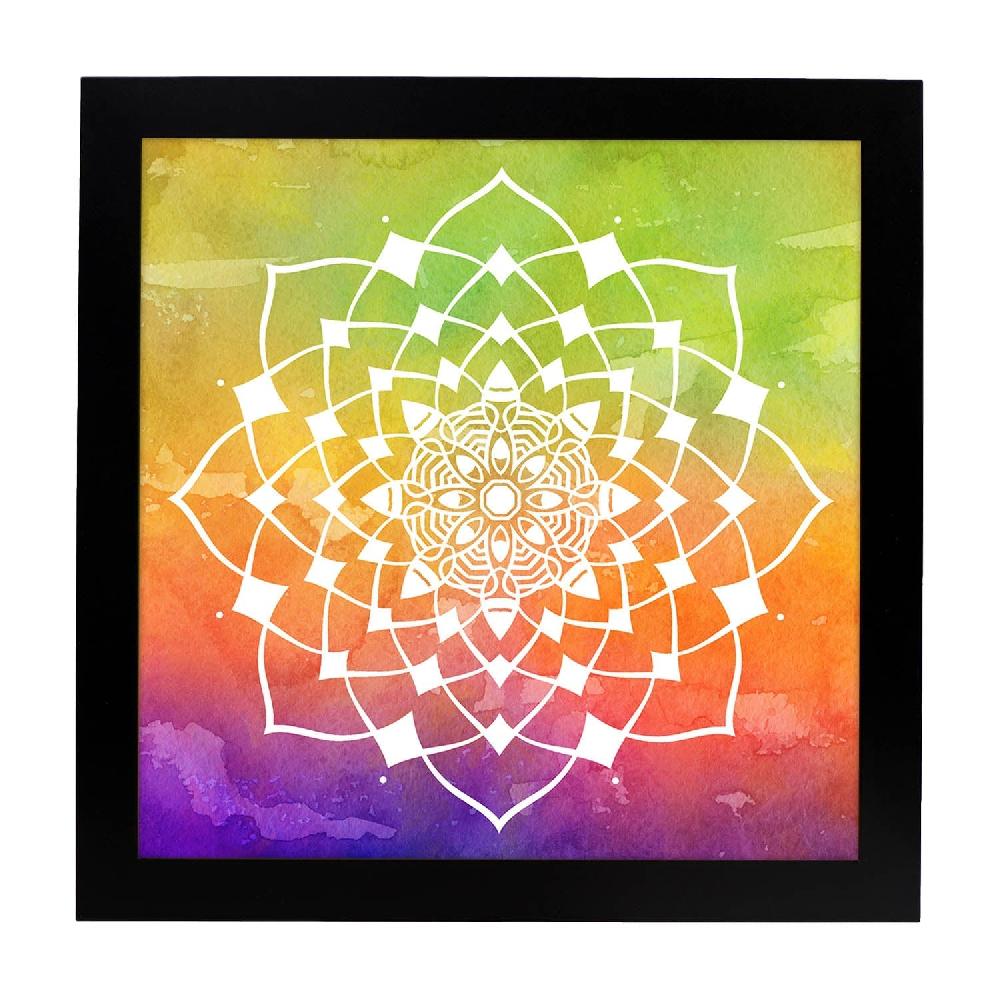 Nacnic Lámina De Mandalas Coloridos Juveniles