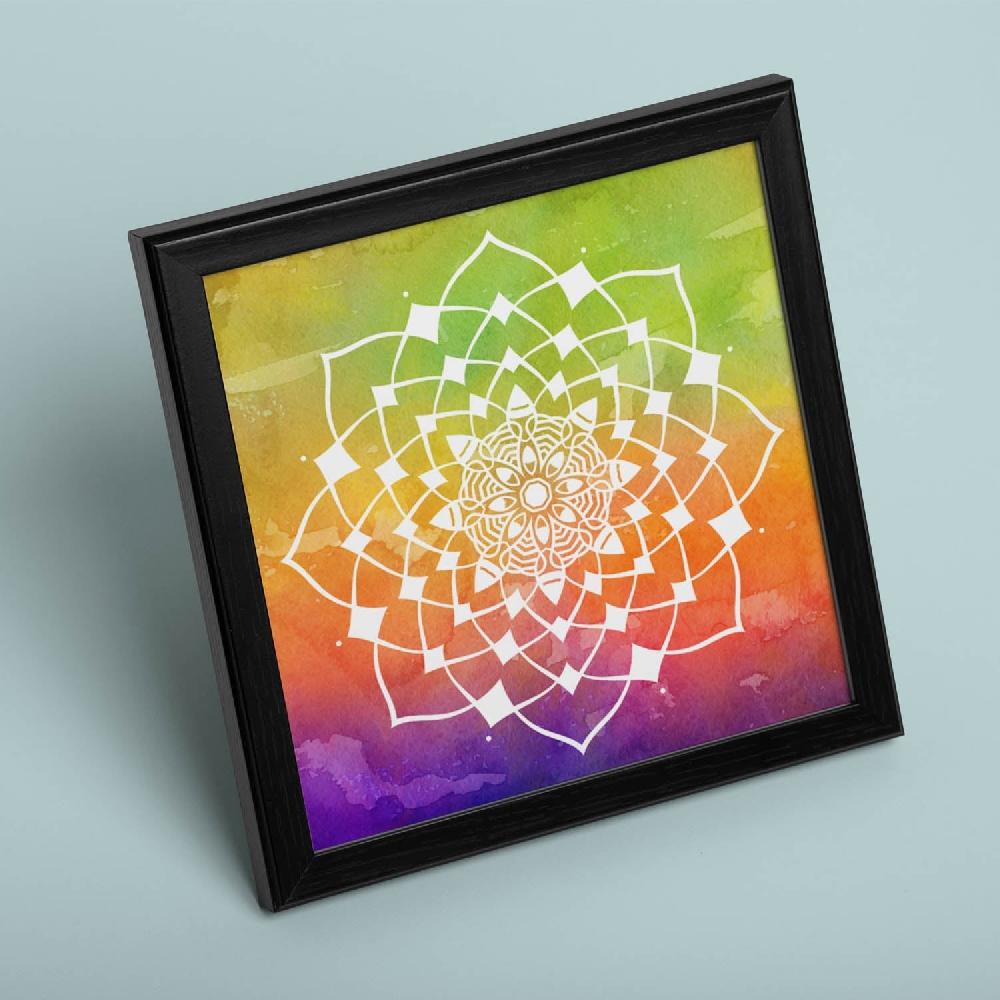 nacnic Lámina de Mandalas Coloridos Juveniles