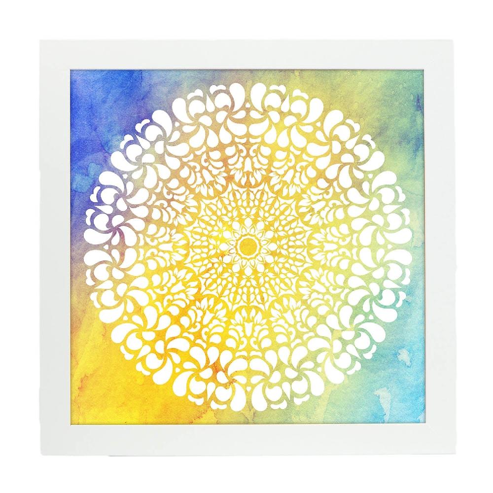 Nacnic Lámina De Mandalas Coloridos Y Complejos