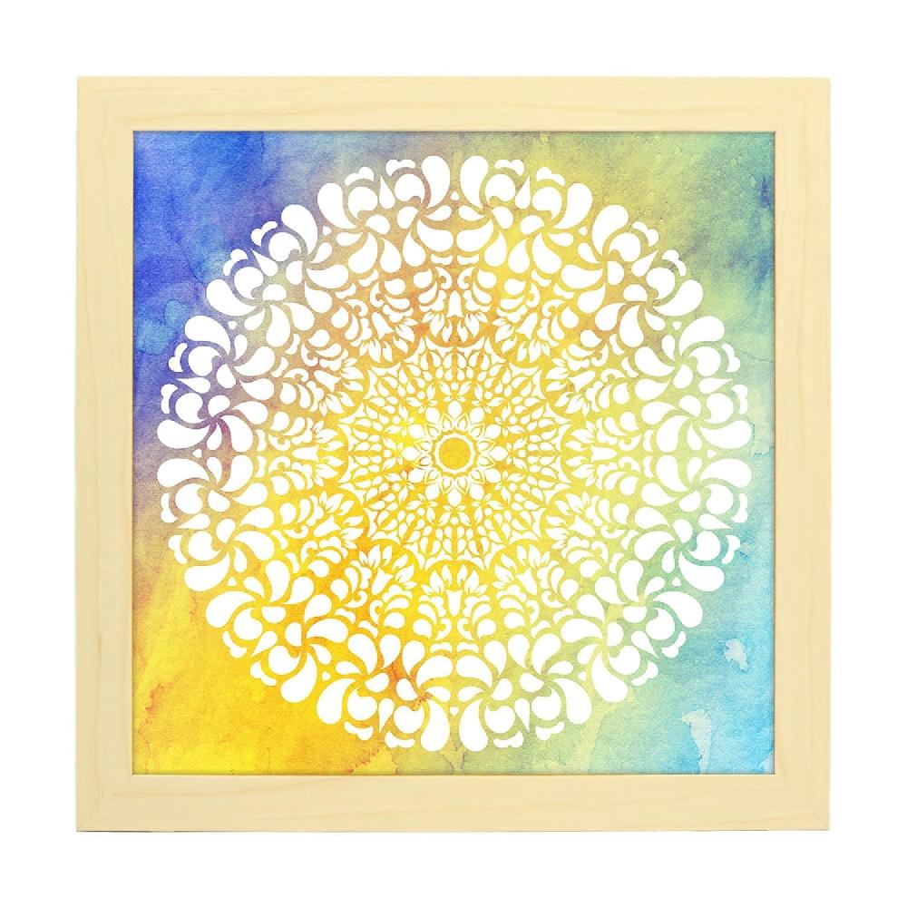 Nacnic Lámina De Mandalas Coloridos Y Complejos