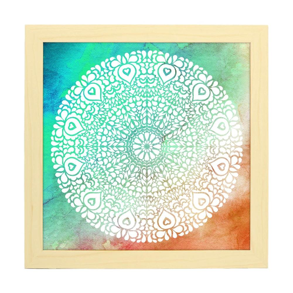 Nacnic Lámina De Mandalas Espontáneos Coloridos