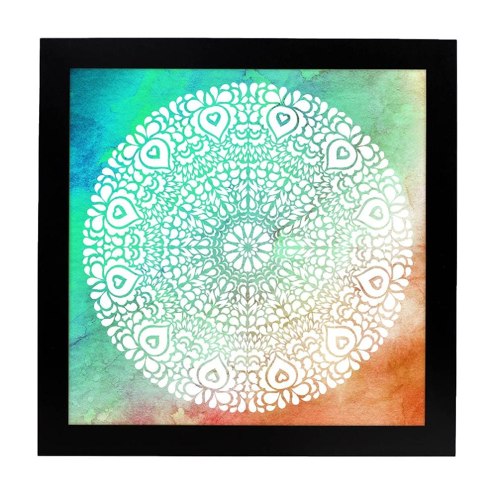 Nacnic Lámina De Mandalas Espontáneos Coloridos