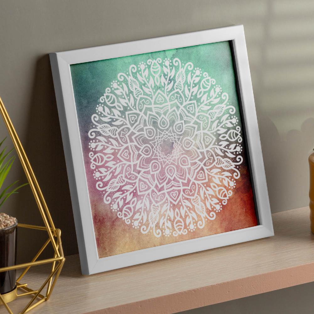 nacnic Lámina de Mandalas Positivos Coloridos
