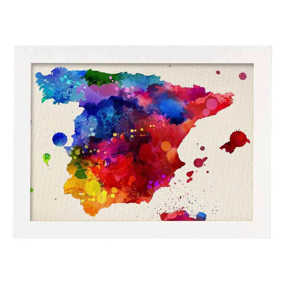 Nacnic Lámina De Mapa España 2