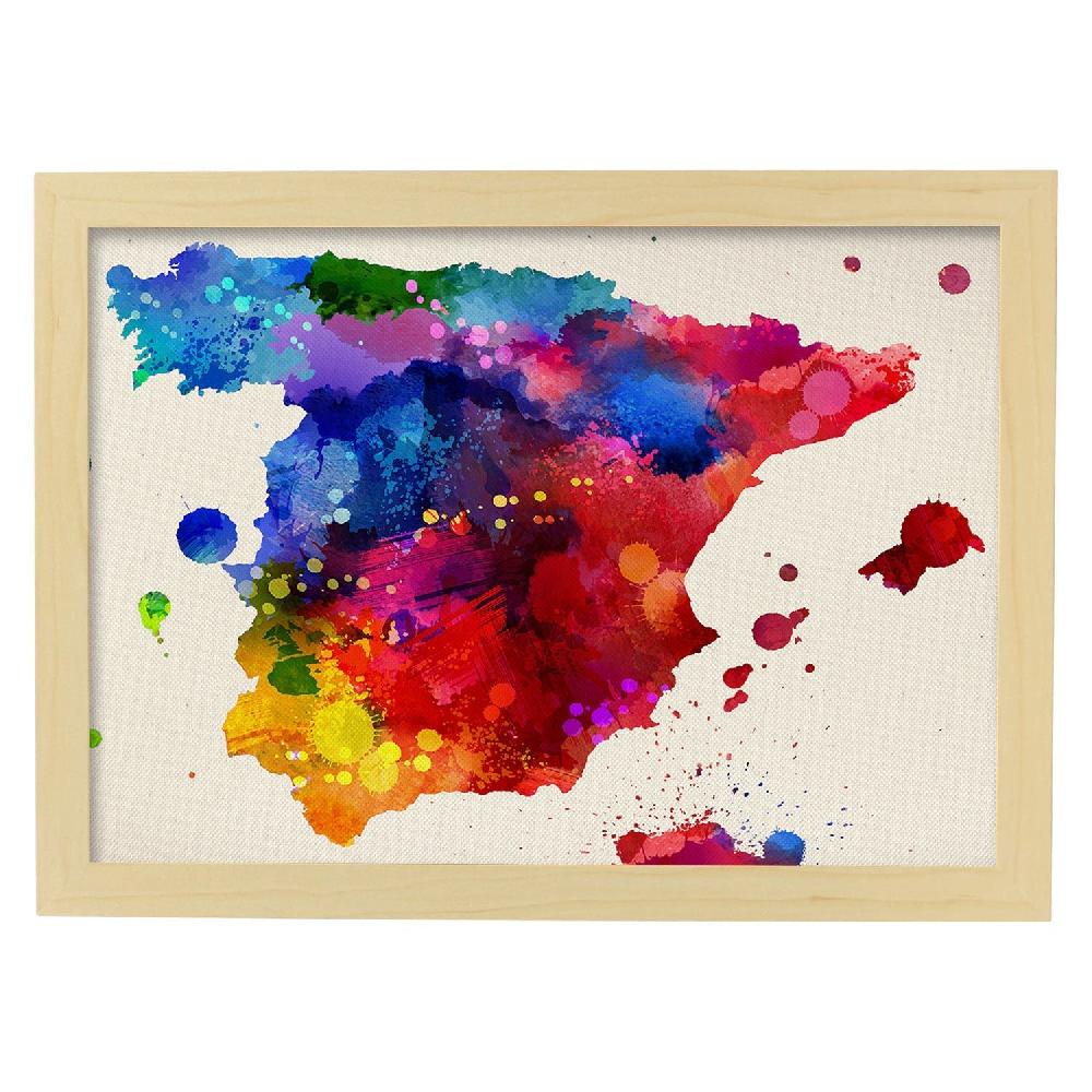 Nacnic Lámina De Mapa España 2