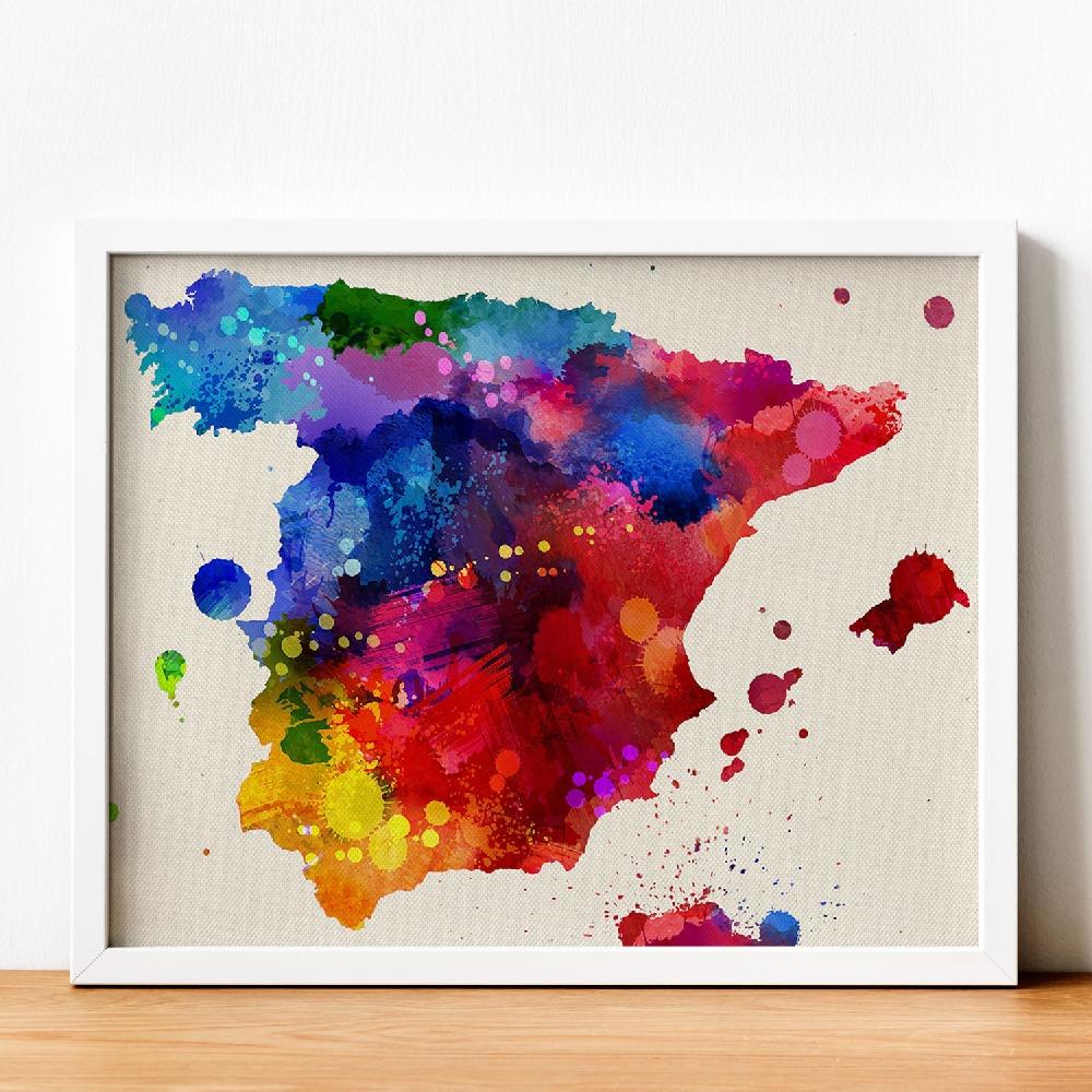 nacnic Lámina de Mapa España 2