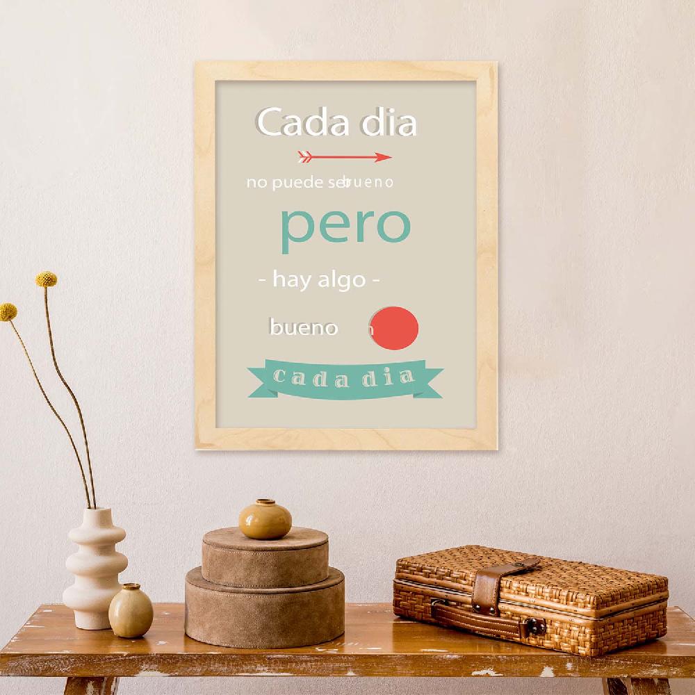 Nacnic Lámina De Mensaje Feliz Cada Día