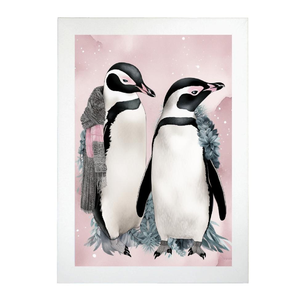 Nacnic Lámina De Moda Pingüinos Cool