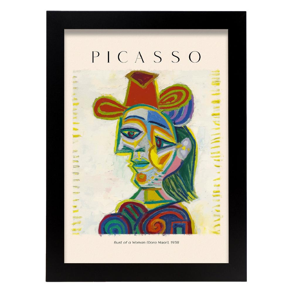 Nacnic Lámina De Mujer Busto Estilo Picasso