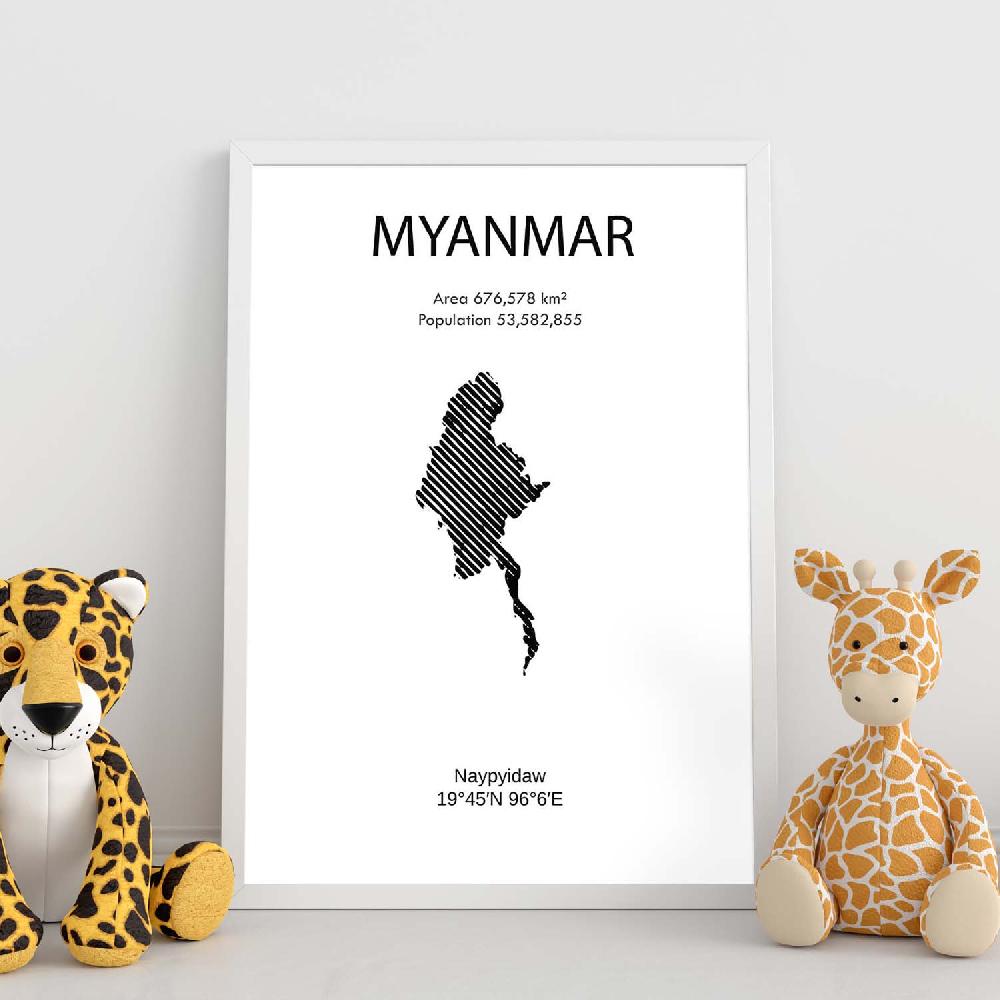 Nacnic Lámina De Myanmar