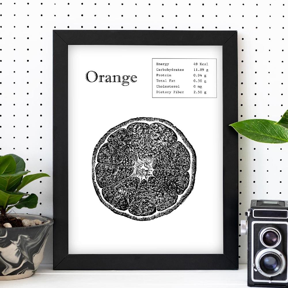 Nacnic Lámina De Naranja En Inglés