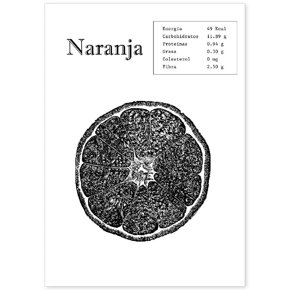 nacnic Lámina de Naranja