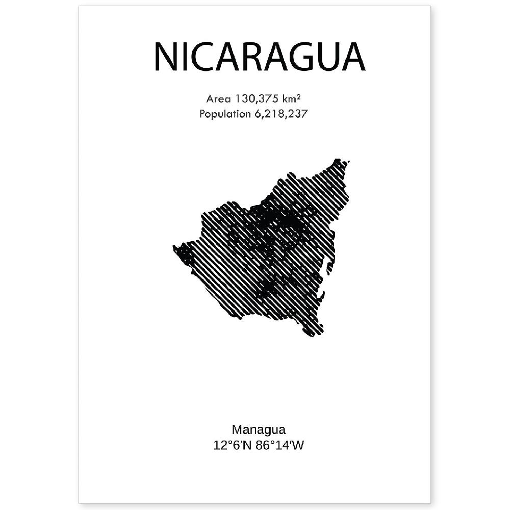 nacnic Lámina de Nicaragua Mundo