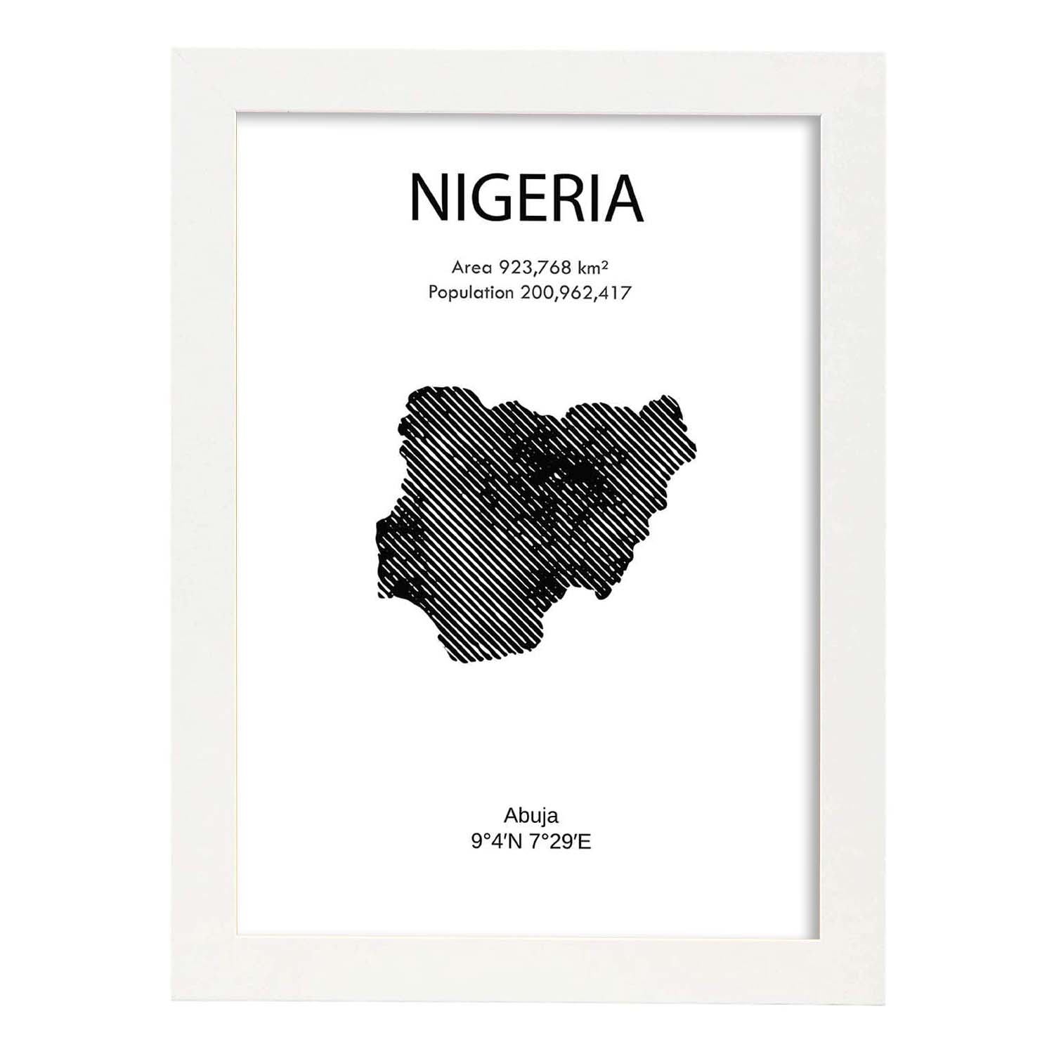 Nacnic Lámina De Nigeria