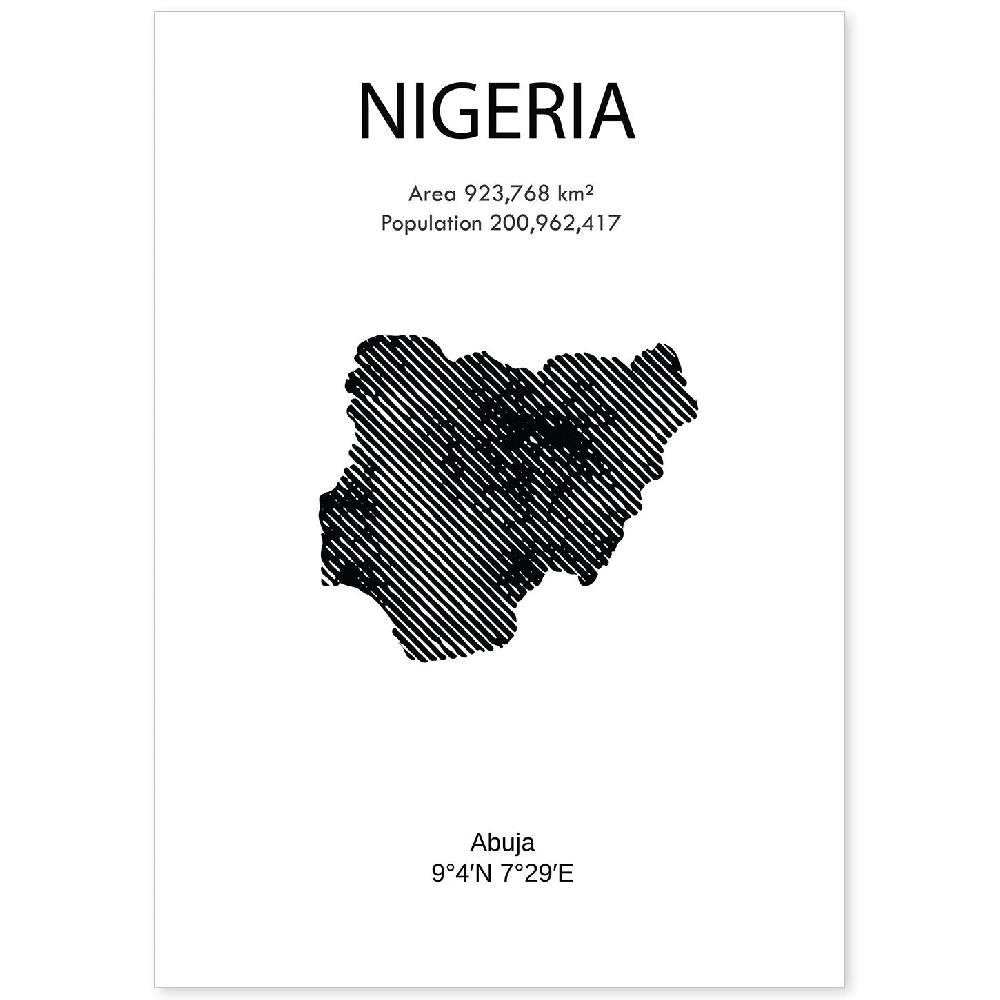 nacnic Lámina de Nigeria