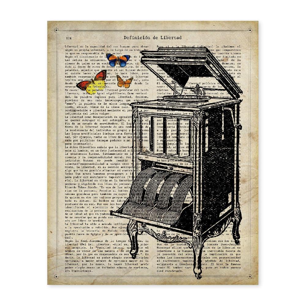 nacnic Lámina de Objetos e Instrumentos Vintage