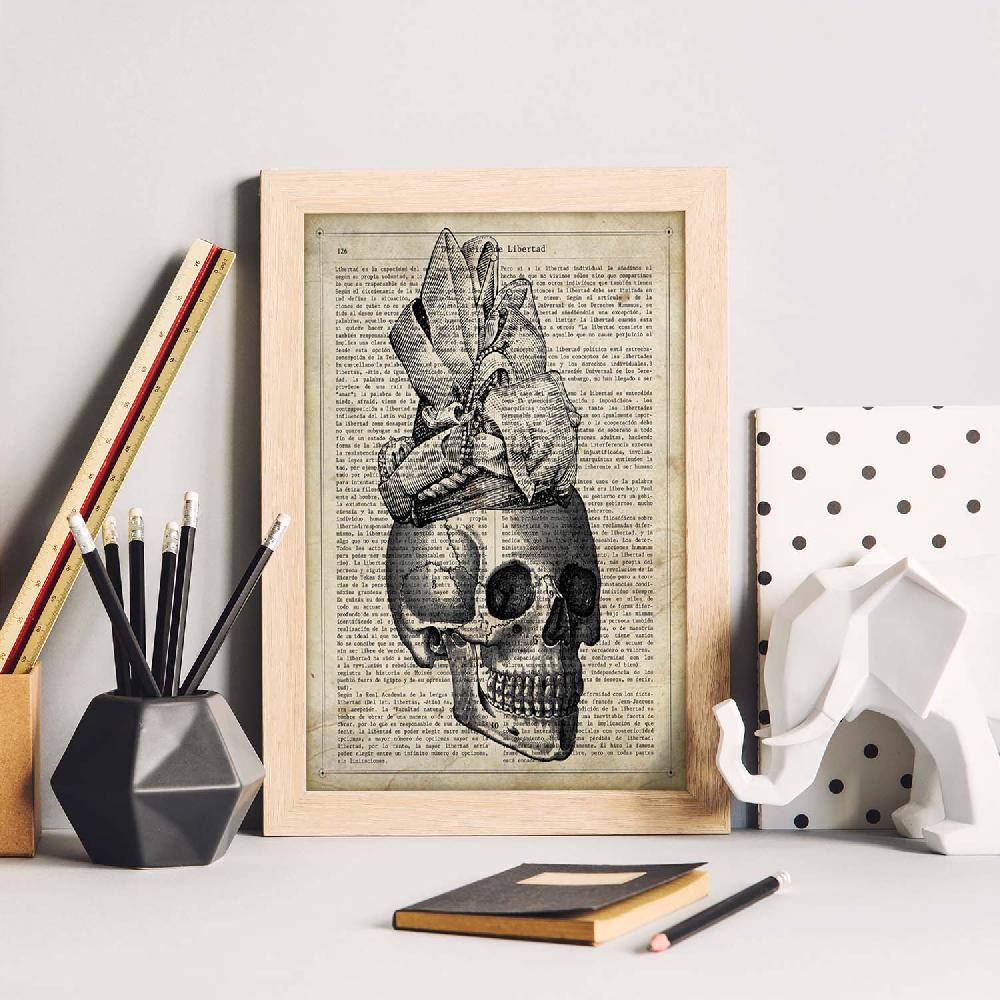 Nacnic Lámina De Objetos Vintage Tu Cara Me Suena