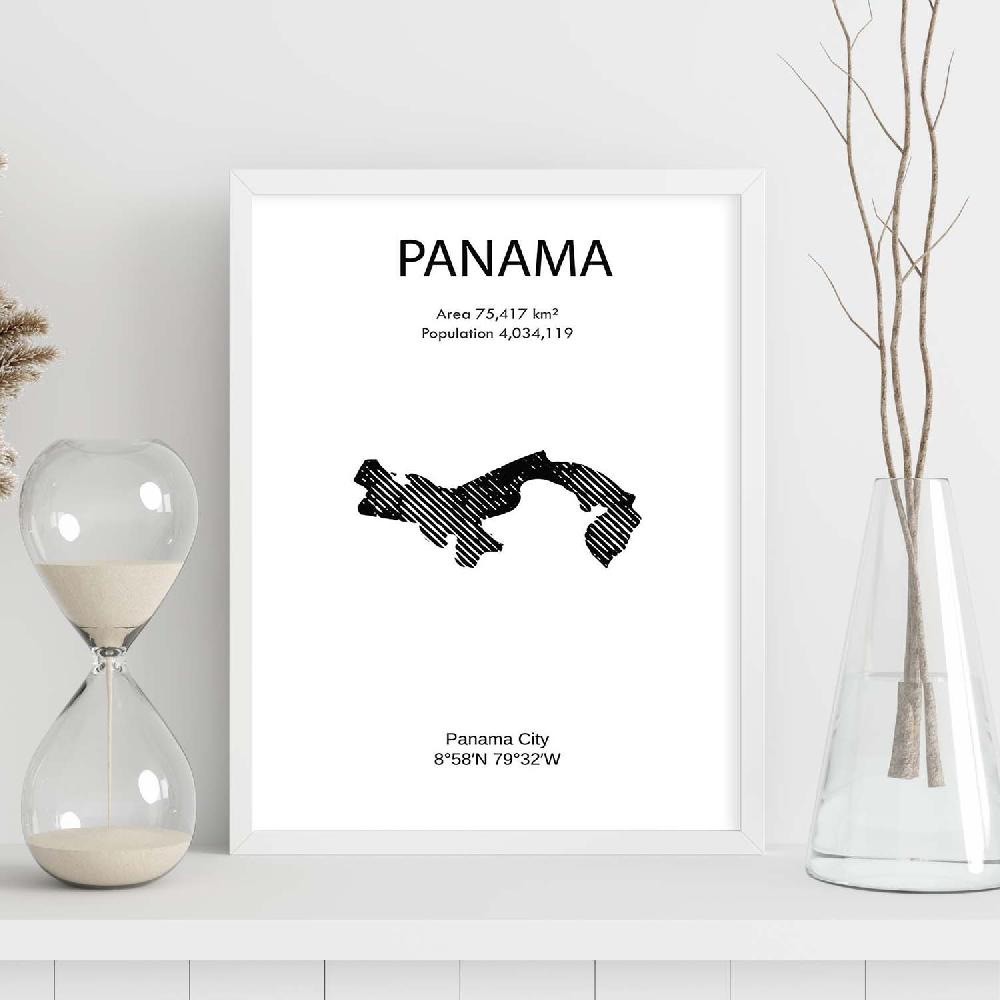 Nacnic Lámina De Panama Del Mundo
