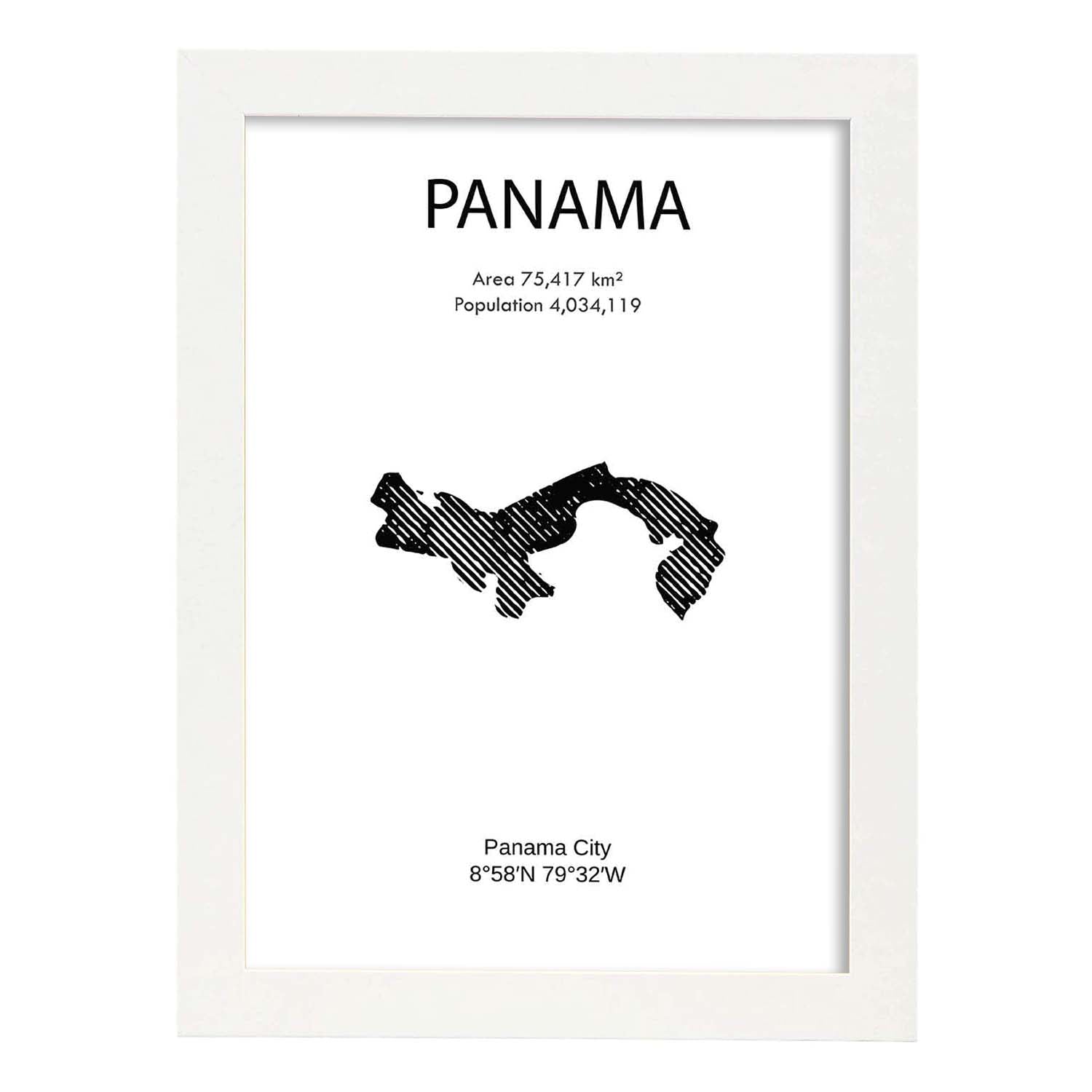 Nacnic Lámina De Panama Del Mundo