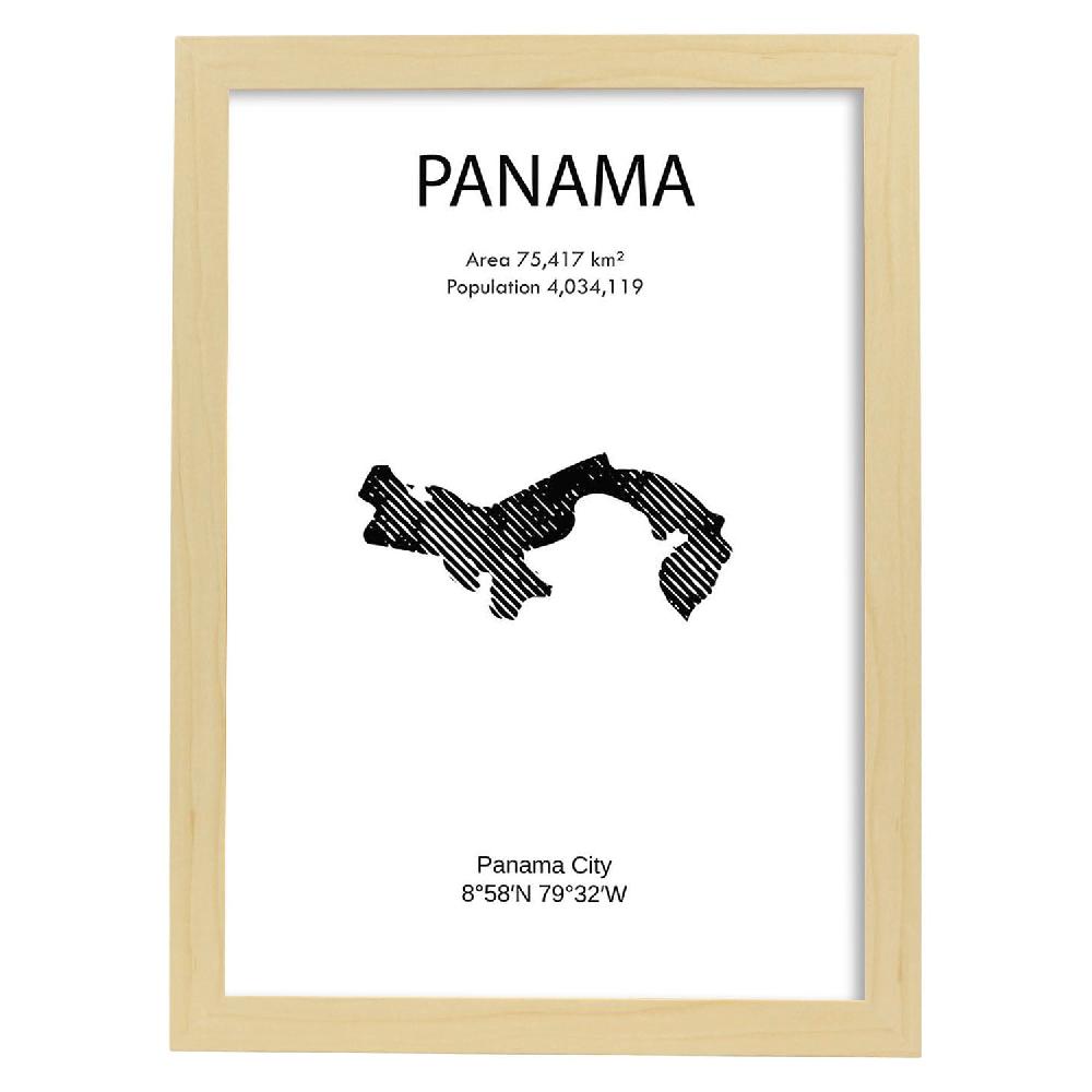 Nacnic Lámina De Panama Del Mundo