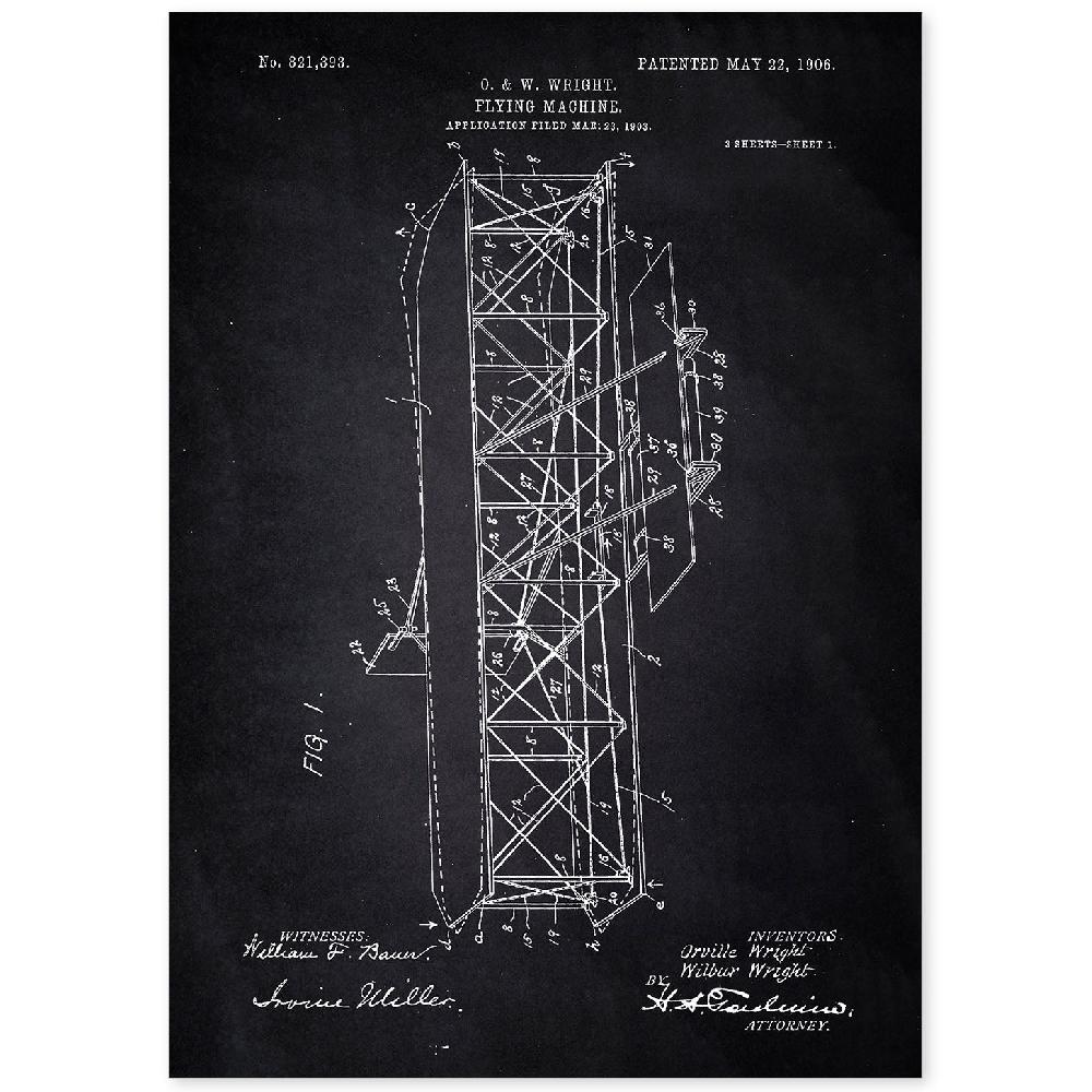 nacnic Lámina de Patente Maquina Voladora 4