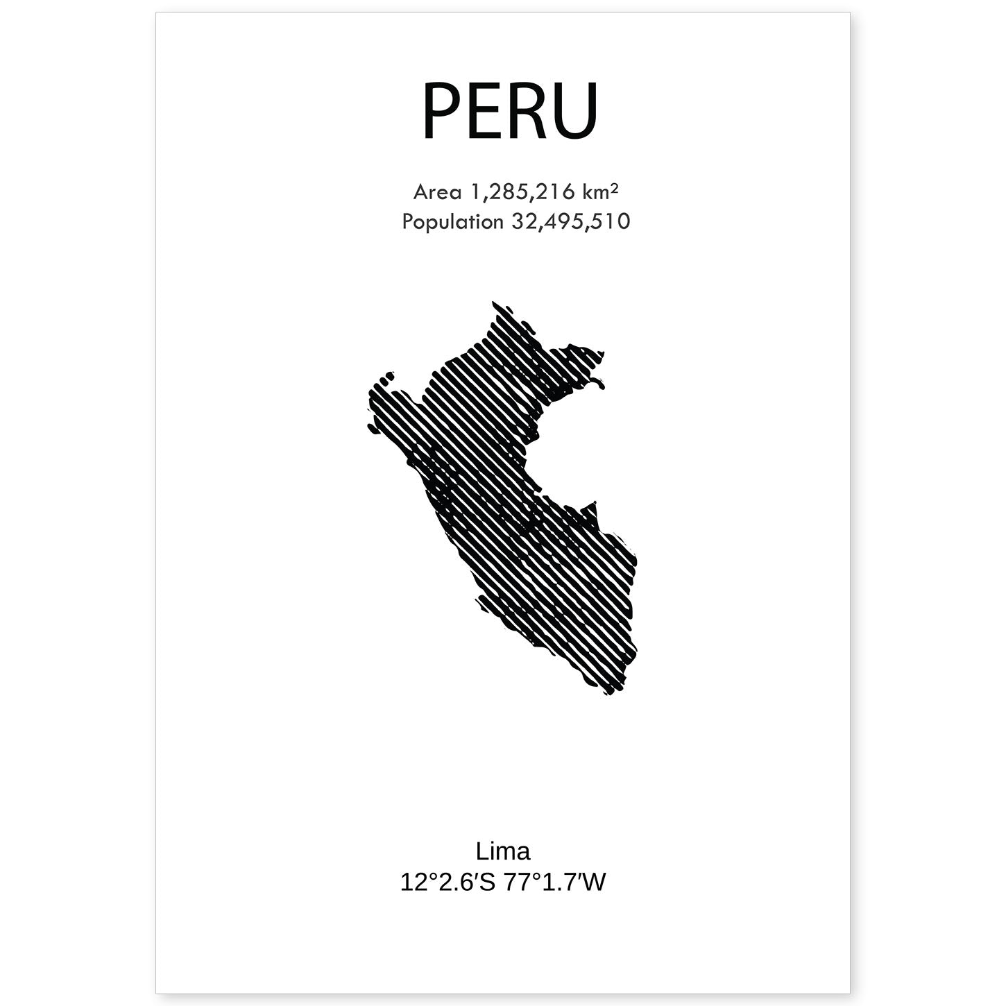 nacnic Lámina de Perú Mundo