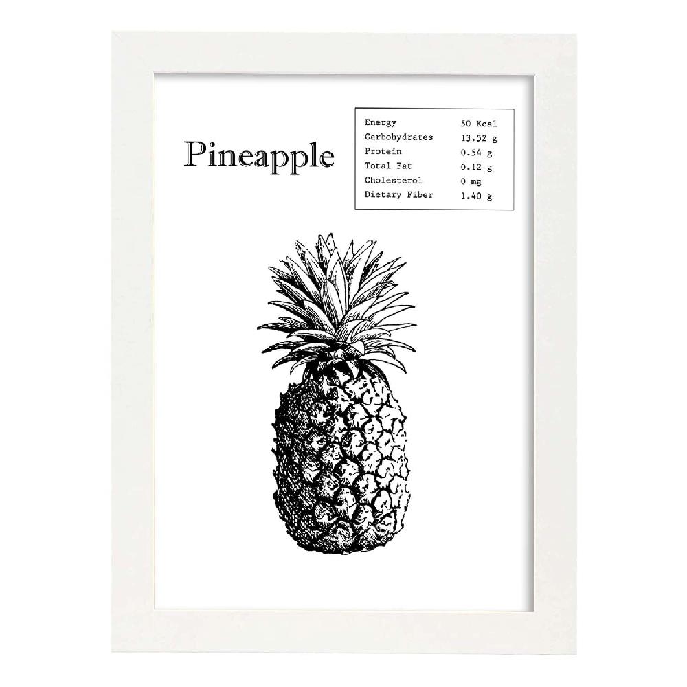Nacnic Lámina De Piña En Inglés
