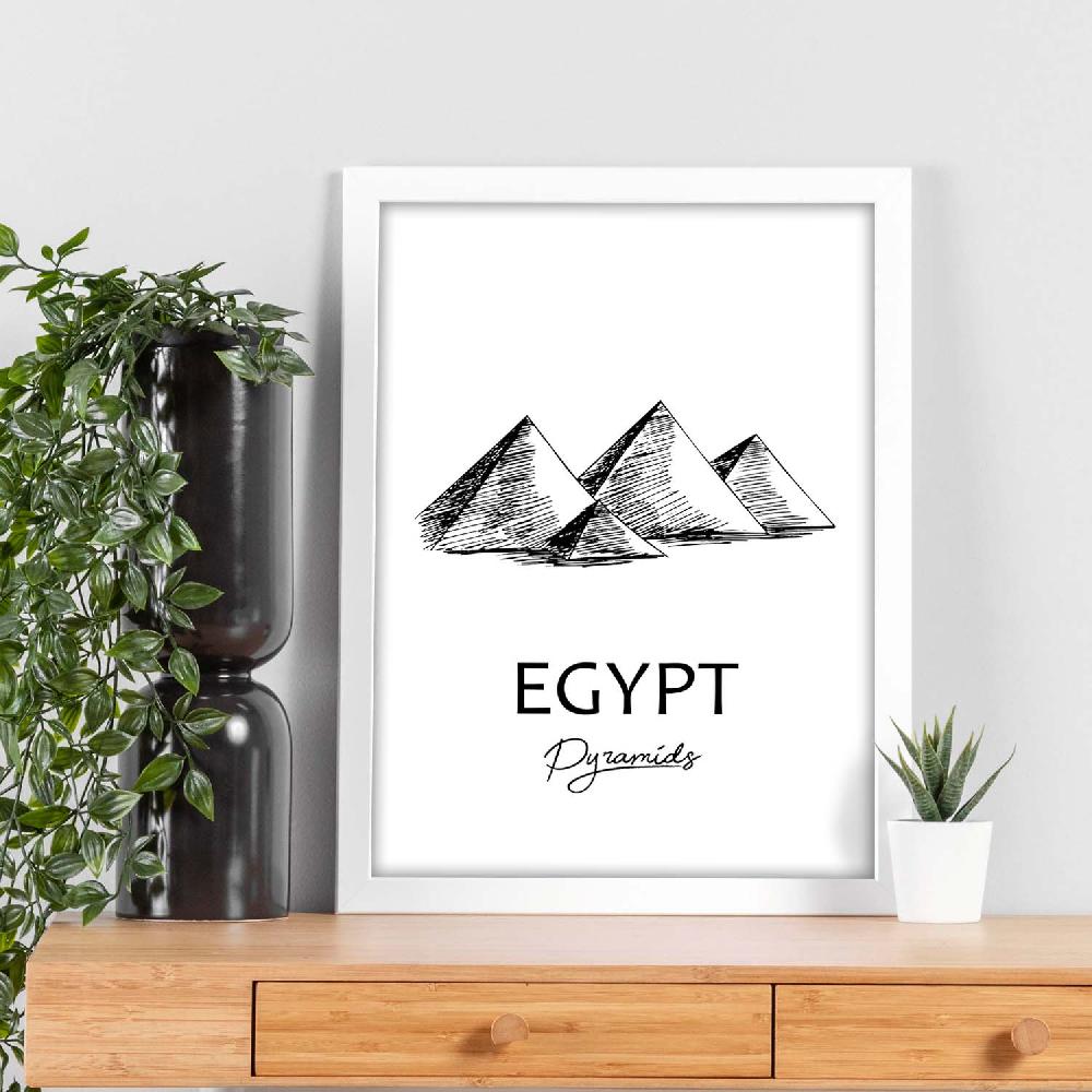 Nacnic Lámina De Pirámides De Egipto
