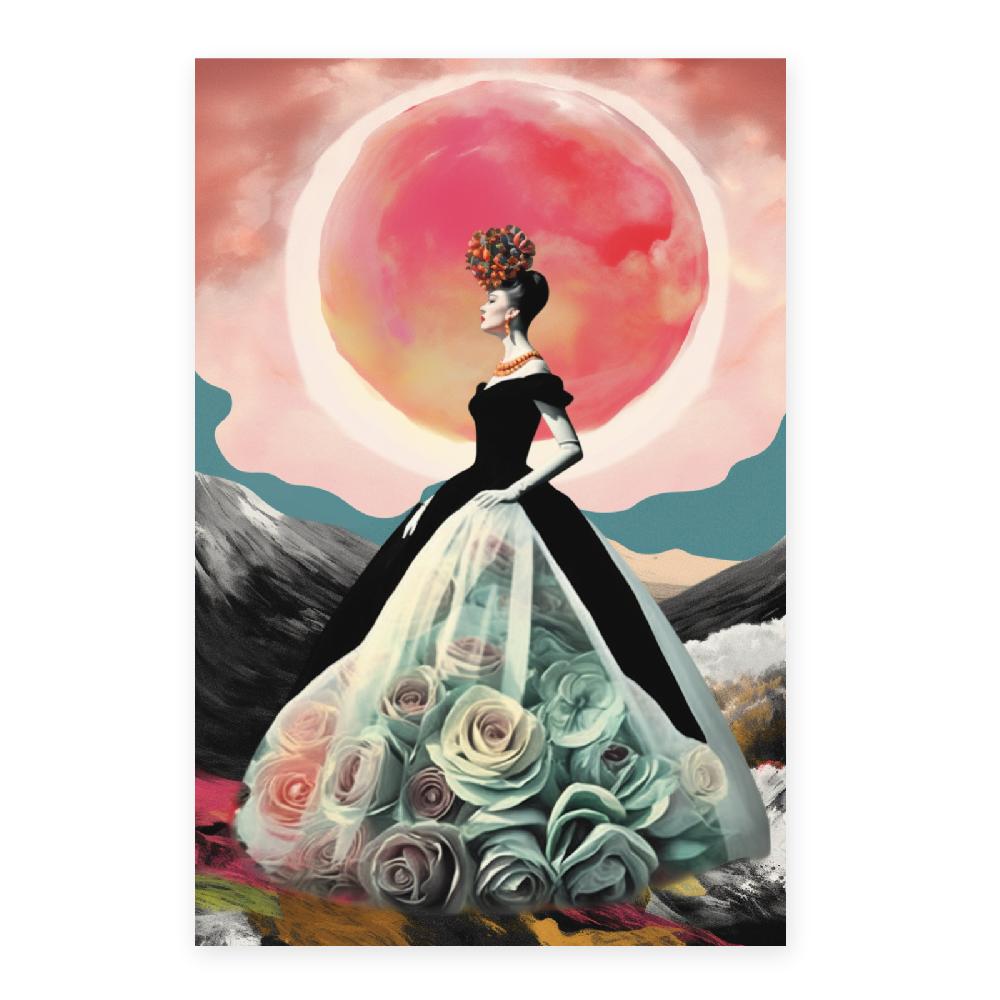 Nacnic Lámina De Pop Art Surrealista De Cine Negro